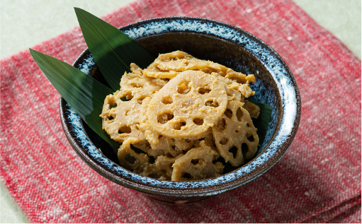 Lotus root with mustard