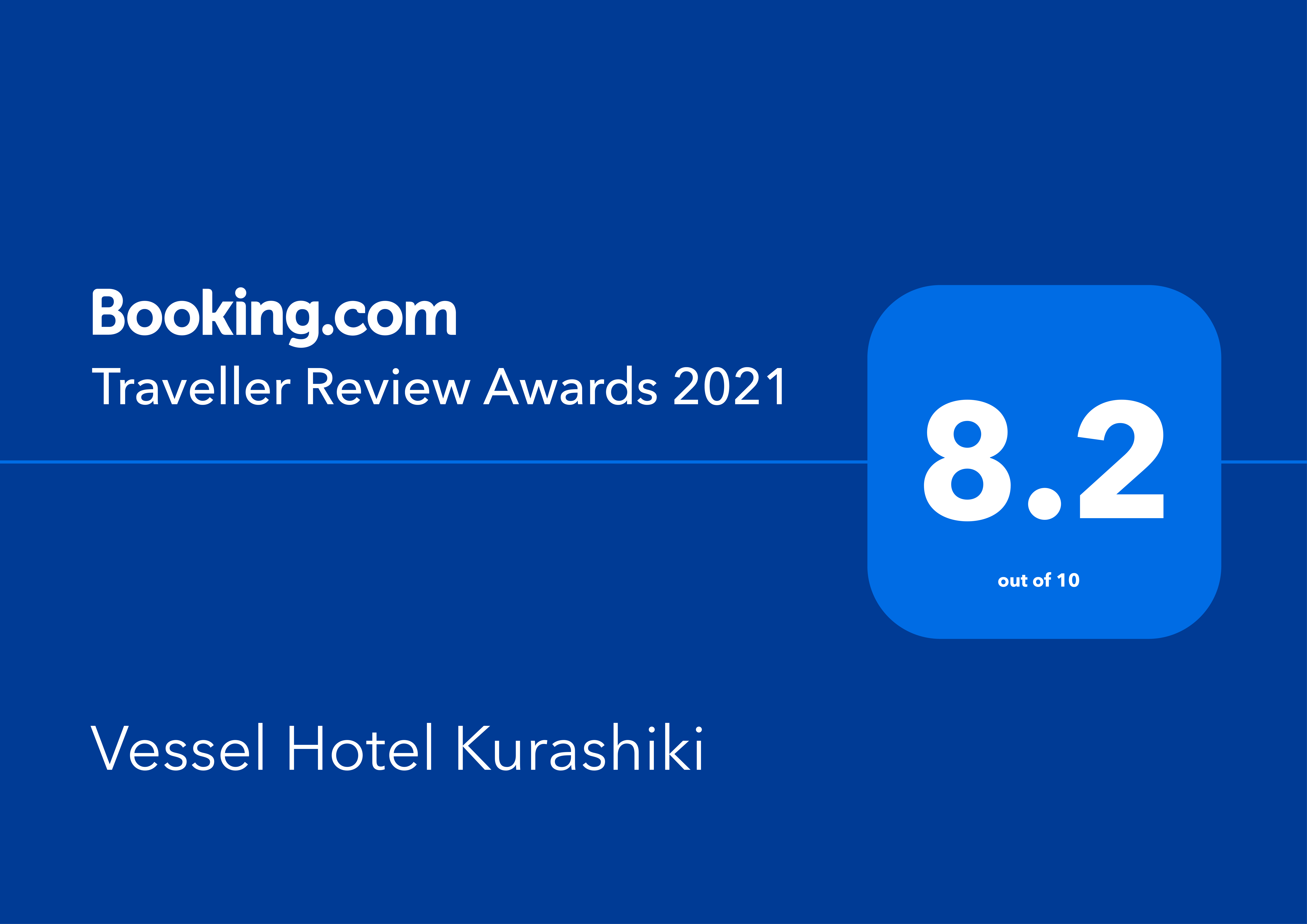 Booking.com &quot;Traveller Review Awards 2021 &#39;수상