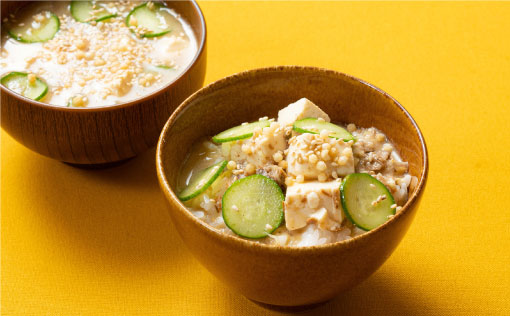 Miyakonojo's local dish: chilled soup