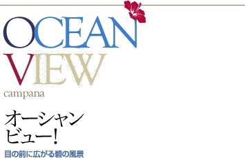 OCEANVIEWcampana 全室オーシャンビュー！ 目の前に広がる碧の風景