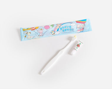 Toothbrush and toothpaste for children