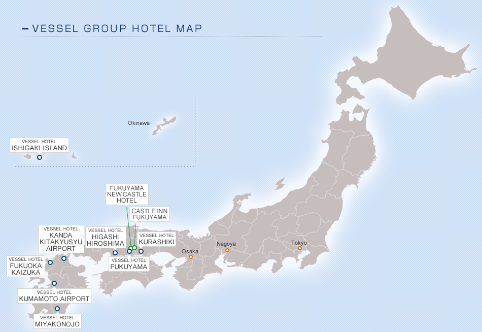 VESSEL GROUP HOTEL MAP